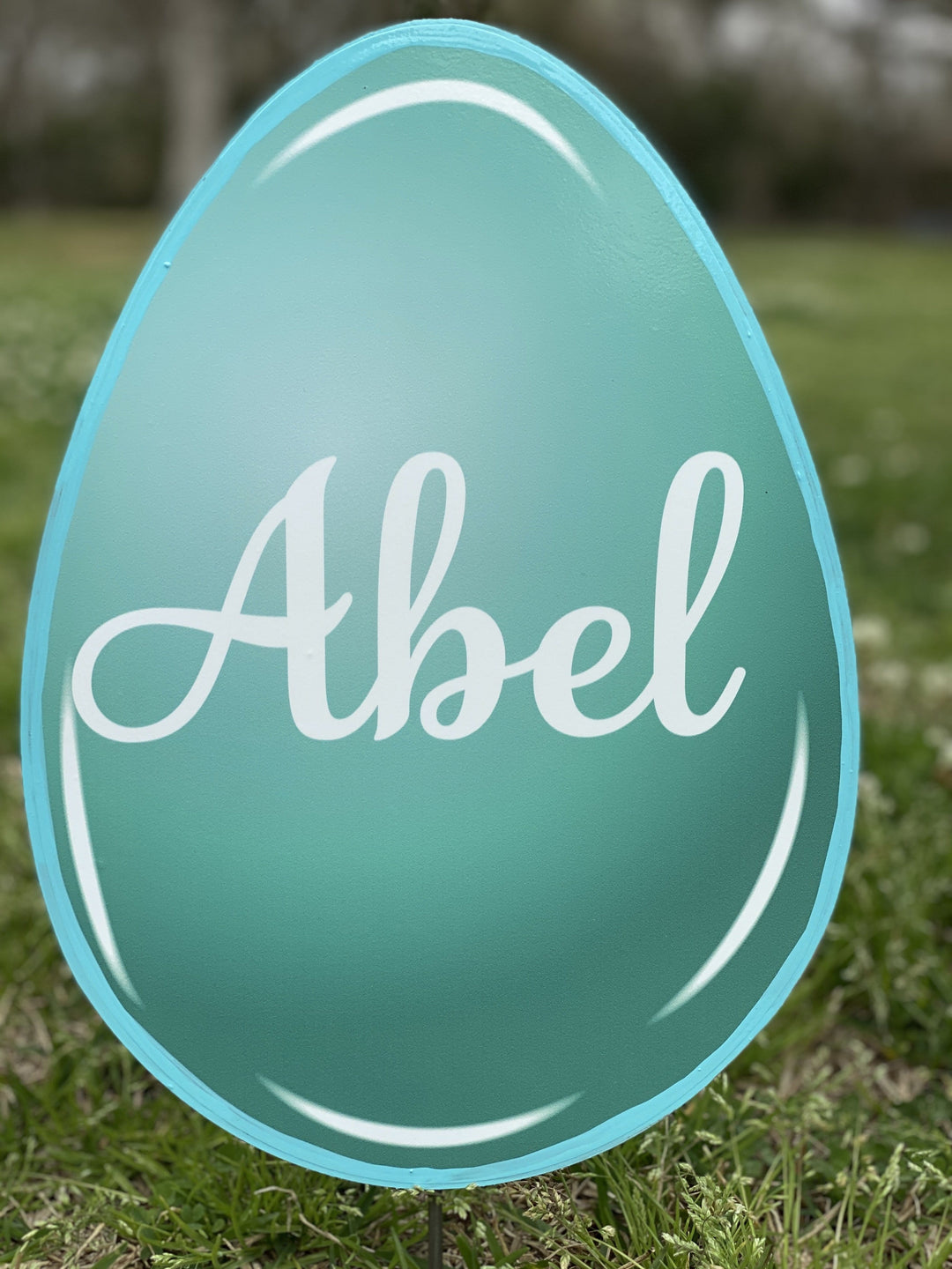 Easter Yard Art-Easter Eggs Solid Colors Personalized