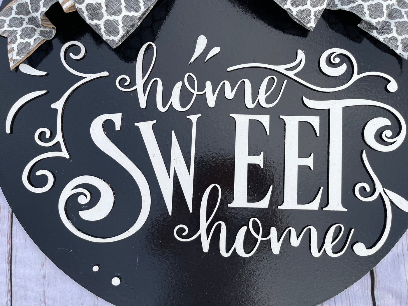 Home Sweet Home Door Hanger Blank DIY Decoration