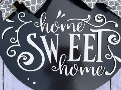 Home Sweet Home Door Hanger Blank DIY Decoration
