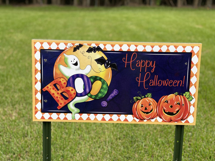 Happy Halloween  Yard Art Sign