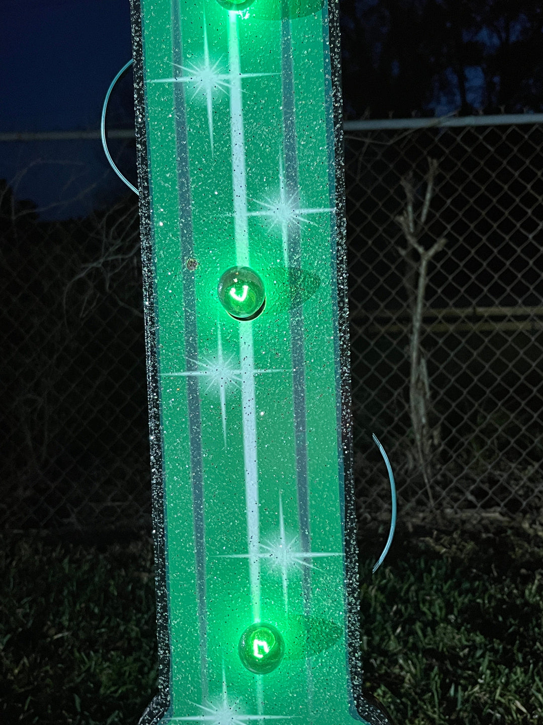 Lighted Lamp Post Christmas Yard Art