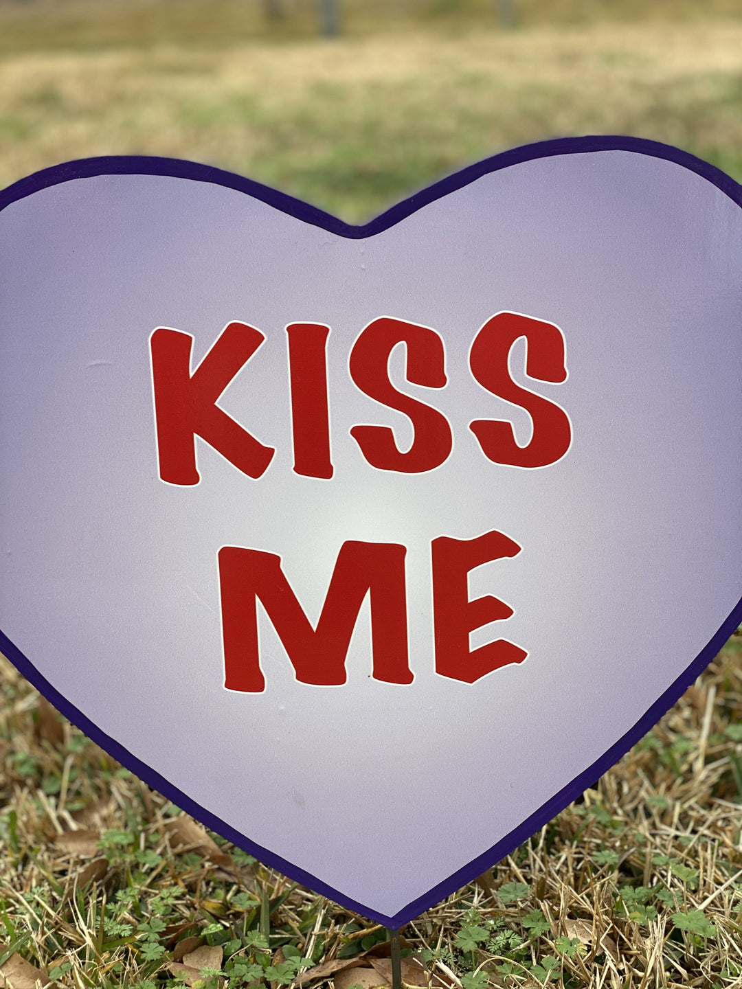 Valentines Day Yard Art