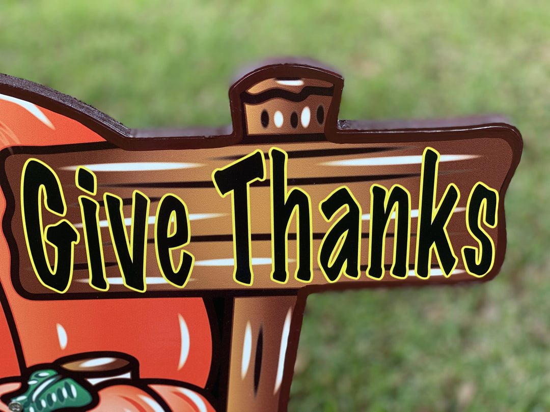 Wooden Thanksgiving Sign