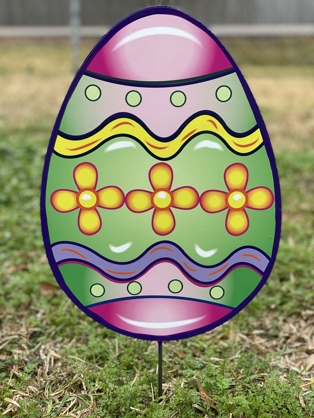 Easter yard art