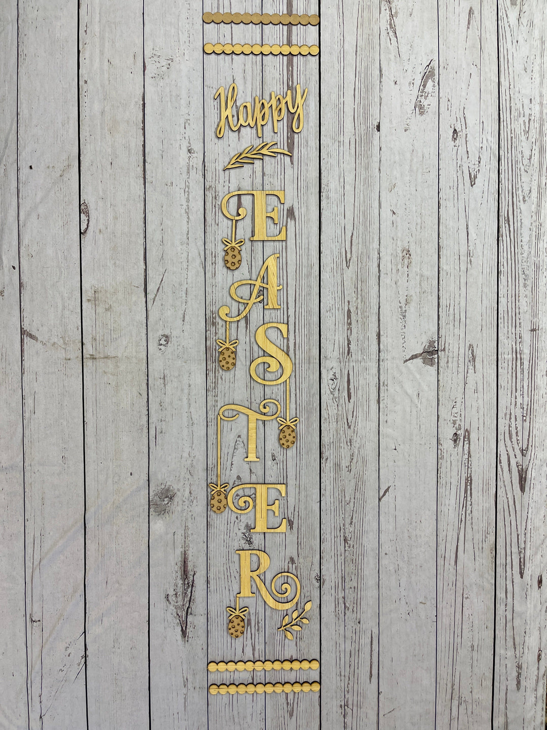 Happy Easter Vertical Porch Leaner -  Painted By You Kit