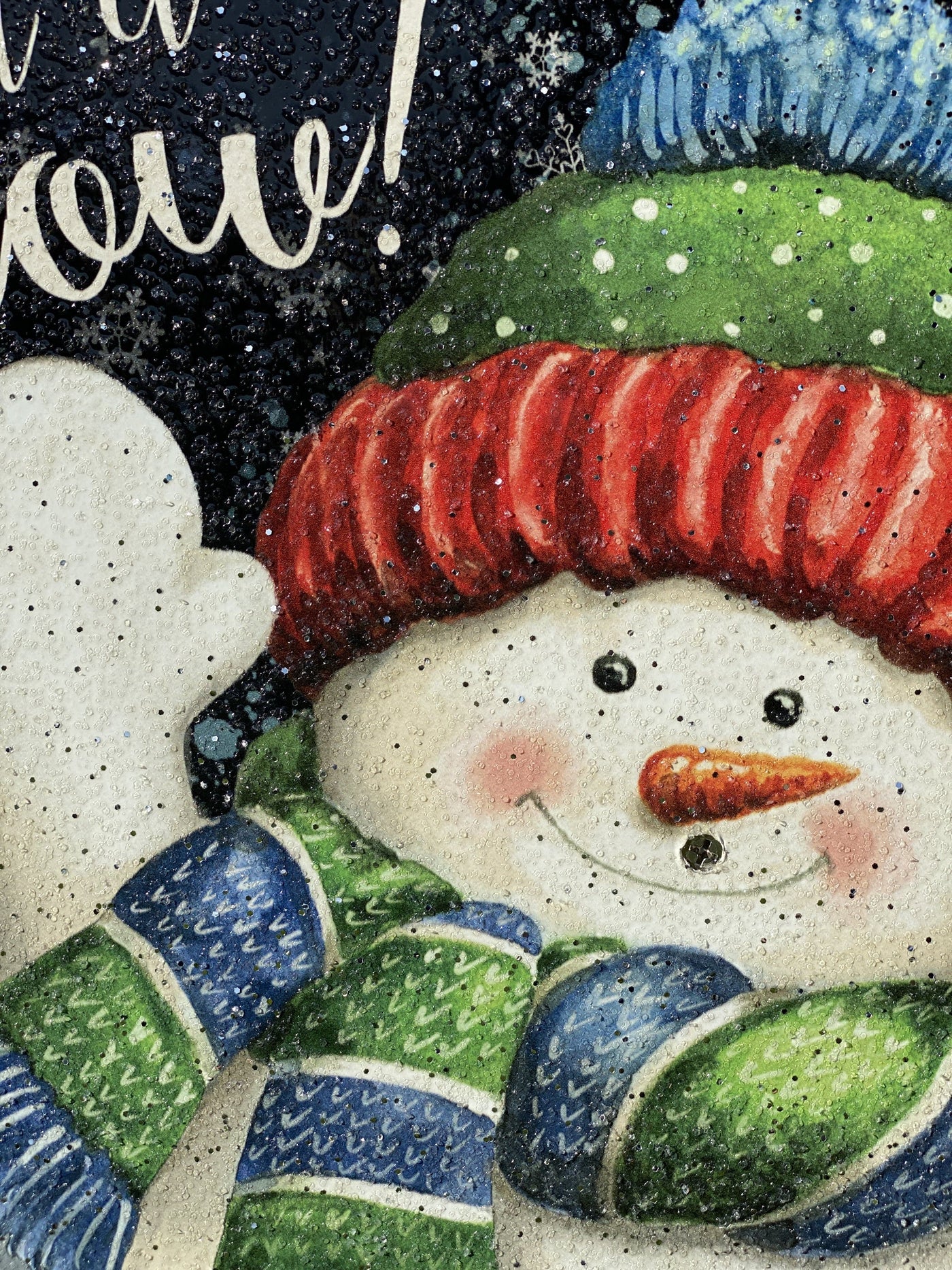 Let It Snow Outdoor Christmas Yard Sign