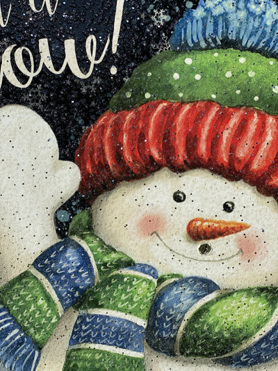 Let It Snow Outdoor Christmas Yard Sign