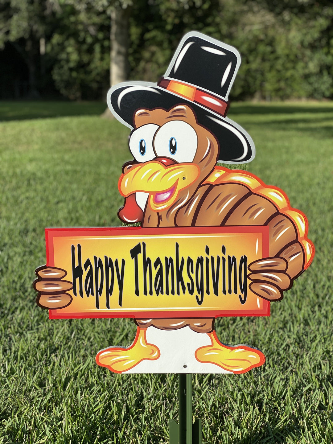 thanksgiving Turkey yard art '