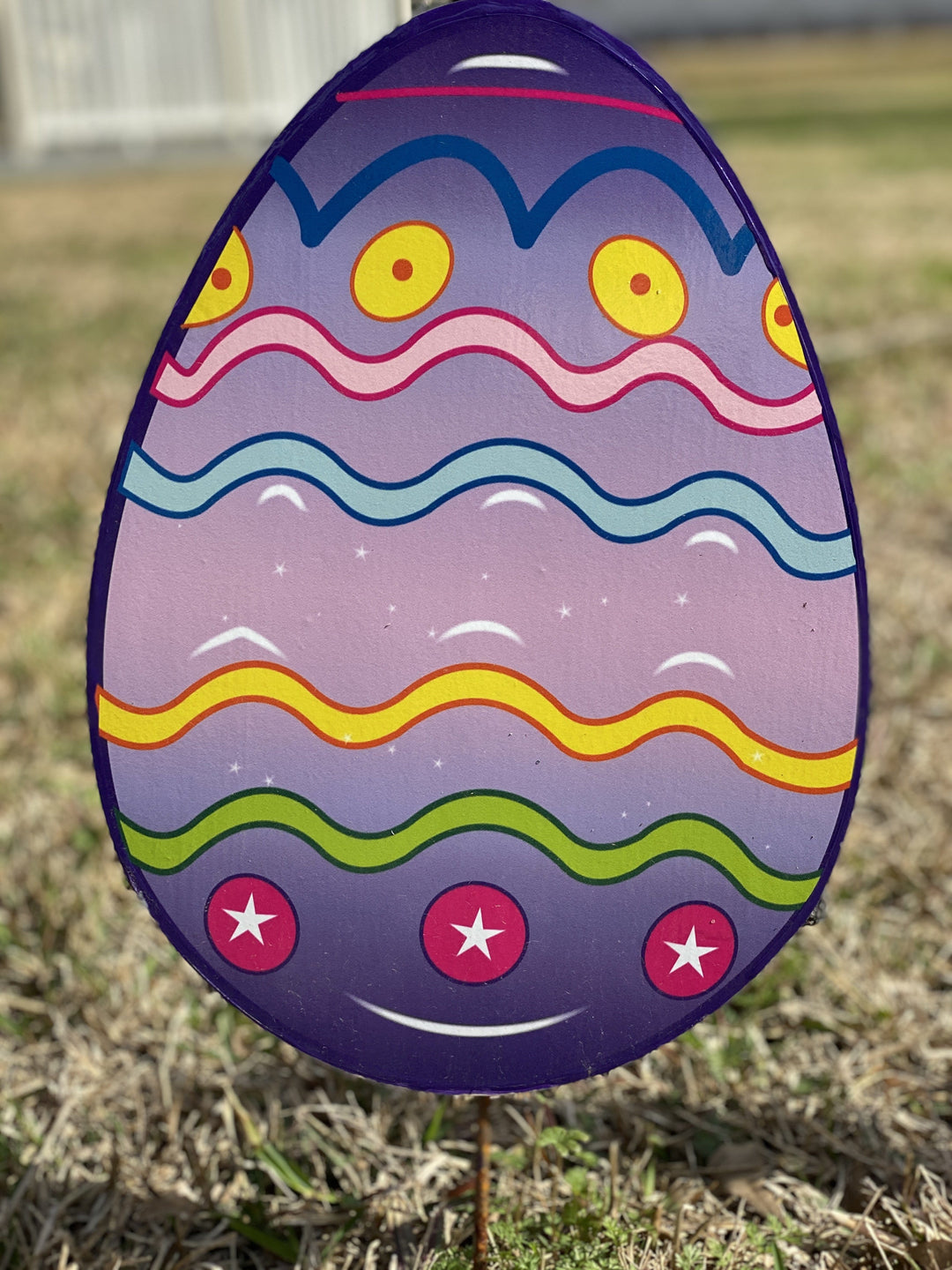 Easter yard art