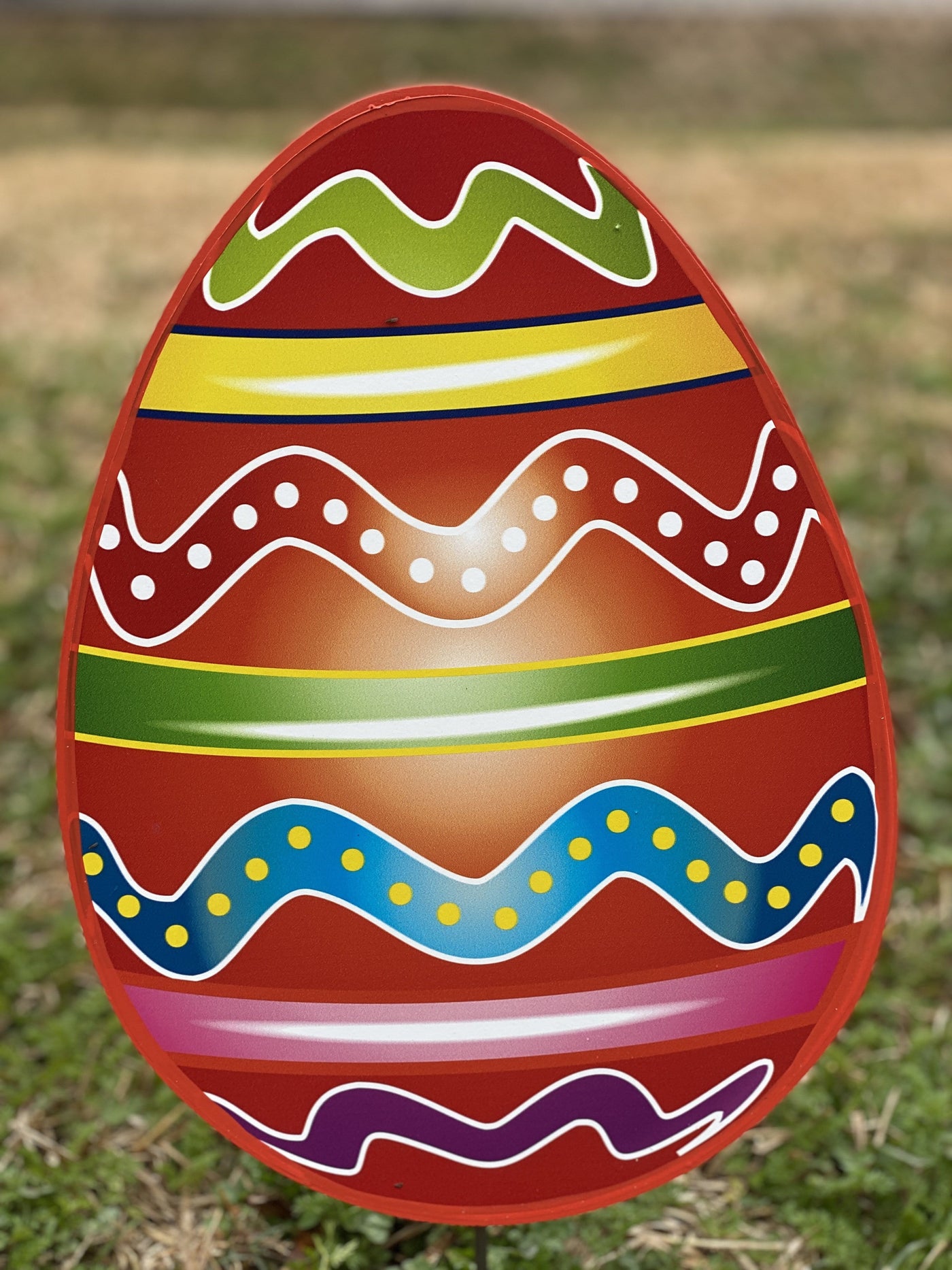 Easter yard art