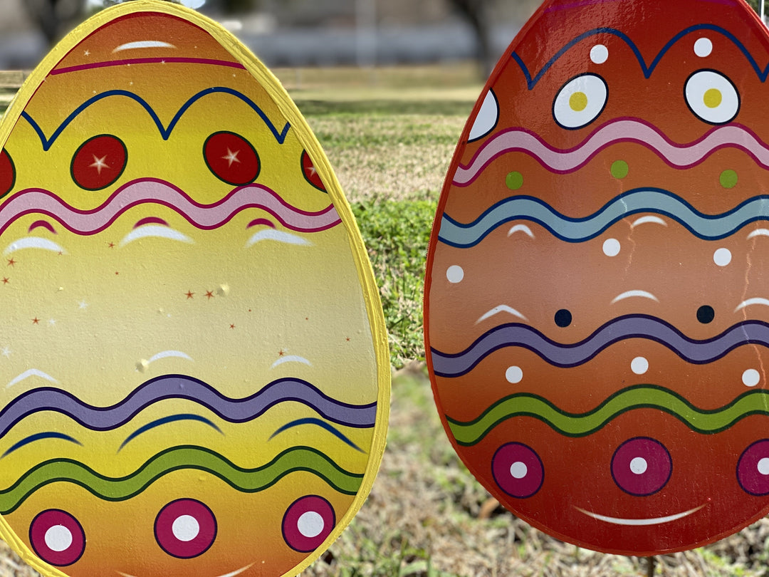 Easter yard art