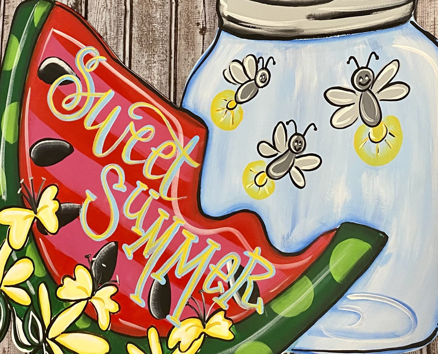 Summertime Memories Yard Art Blank DIY
