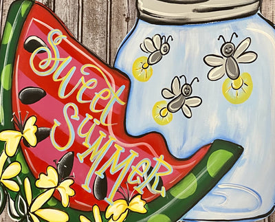Summertime Memories Yard Art Blank DIY