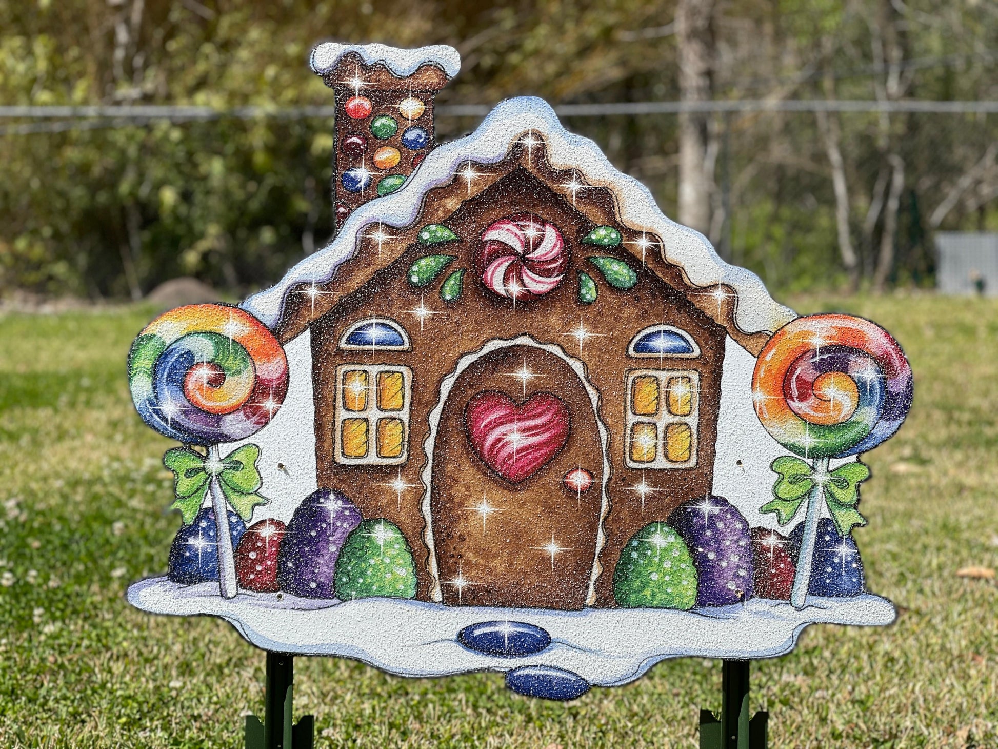 Christmas Gingerbread House Yard Sign