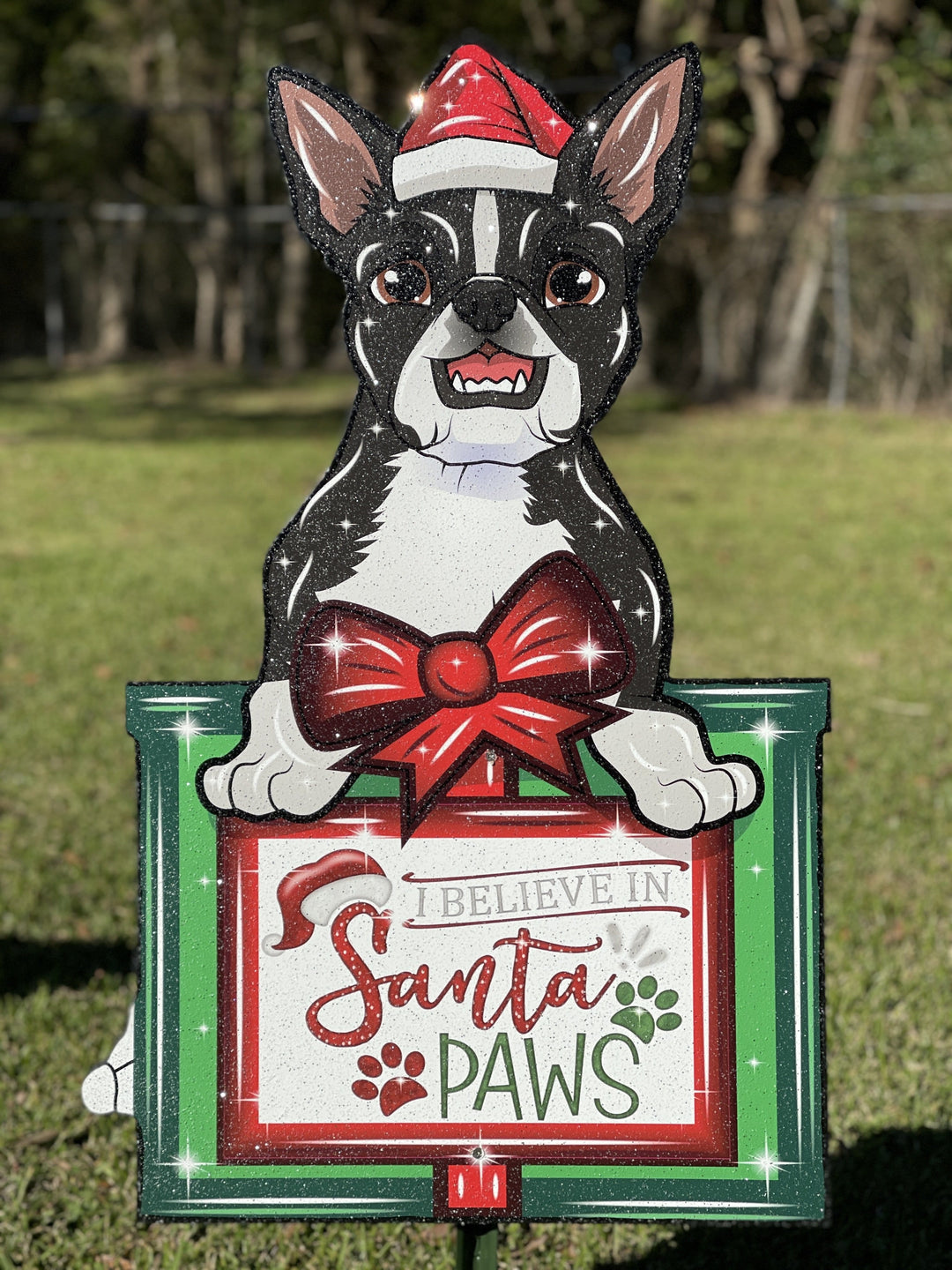 Christmas Dog Outdoor Decoration