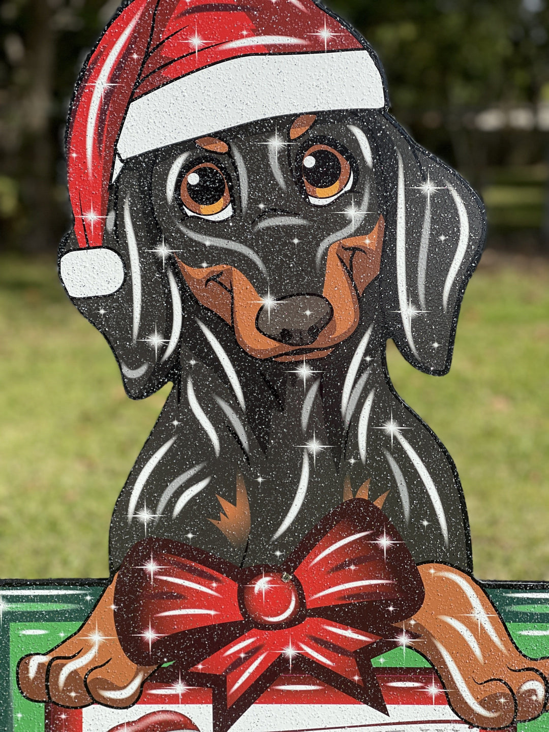 Christmas Dog Outdoor Decoration