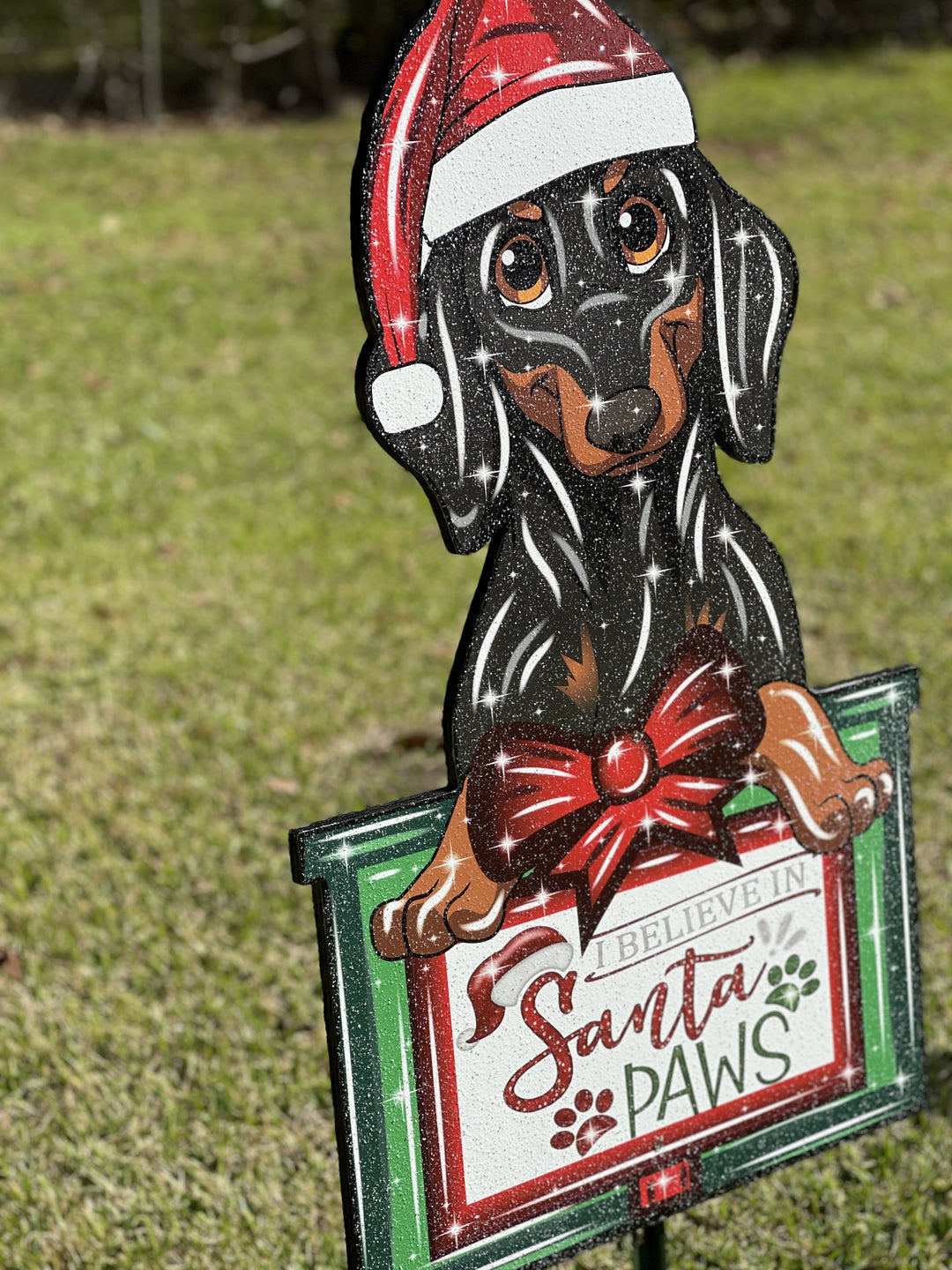 Christmas Dog Outdoor Decoration