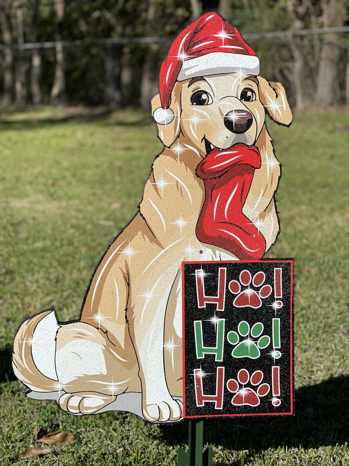 Christmas Dog Outdoor Decoration