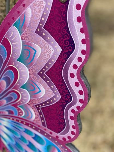 Outdoor Wooden Butterfly