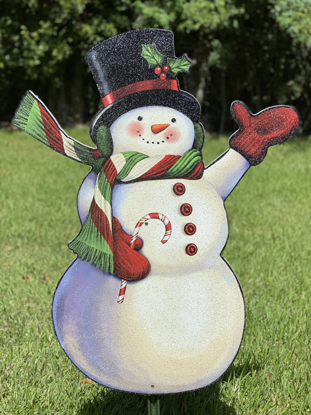 Christmas Snowman yard art decor