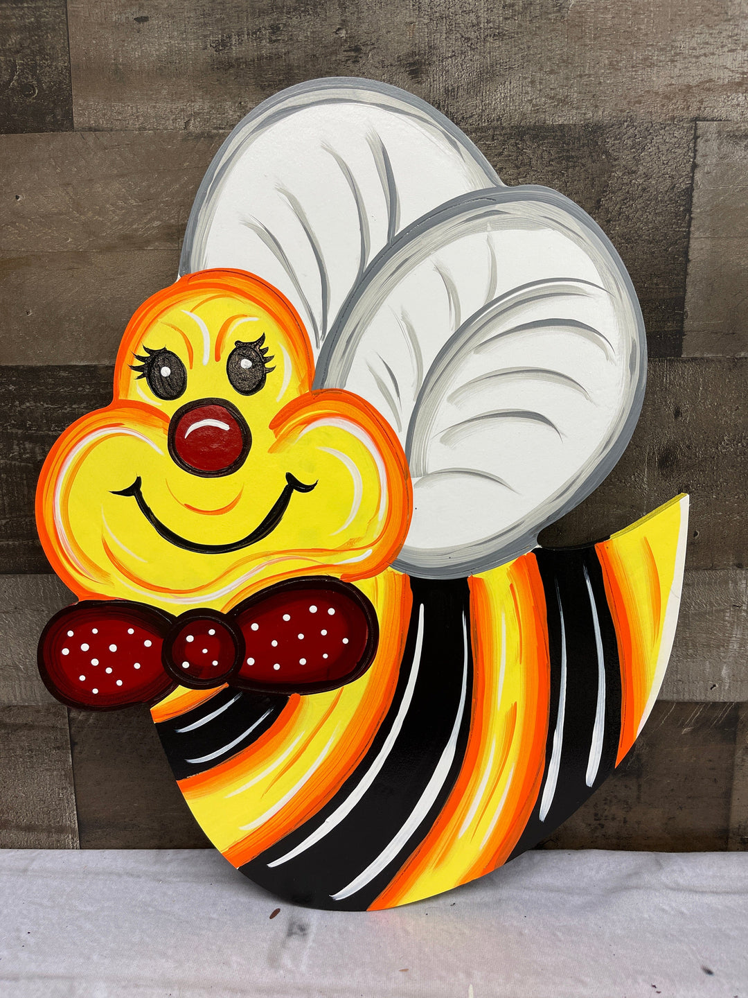 Spring Bee with Bow Tie Sign BLANK DIY Painted by You!