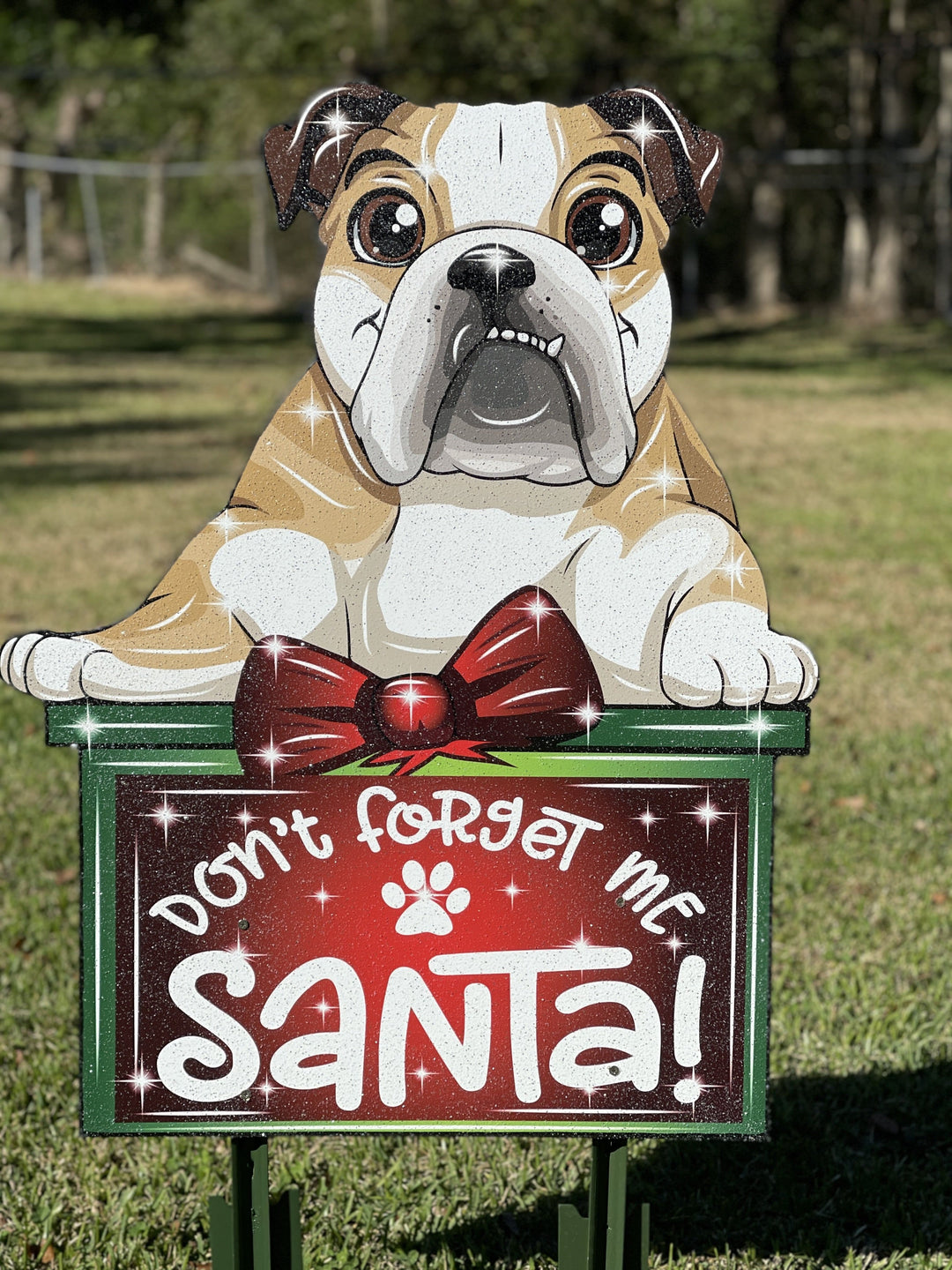 Christmas Dog Outdoor Decoration