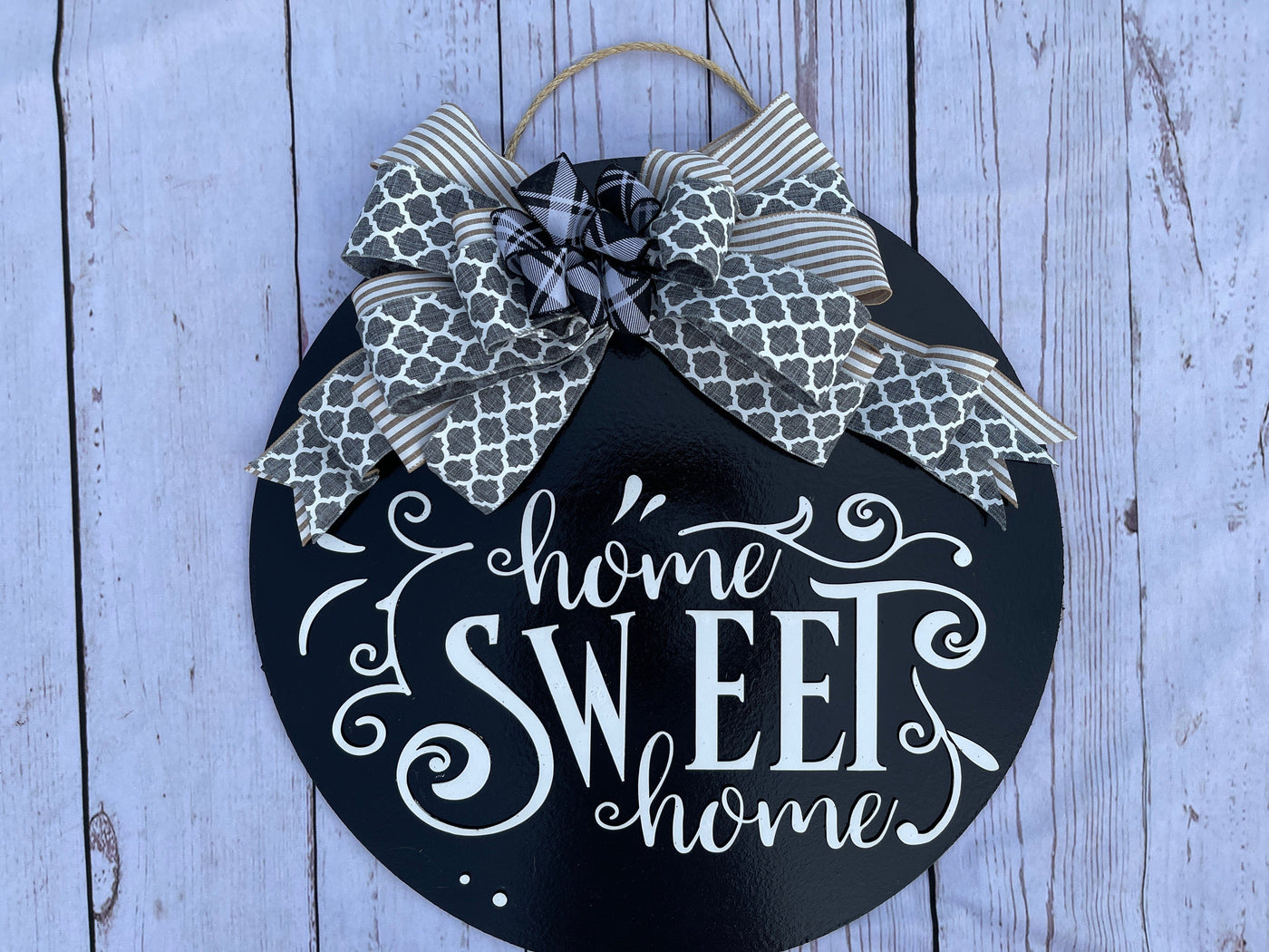 Home Sweet Home Door Hanger Blank DIY Decoration