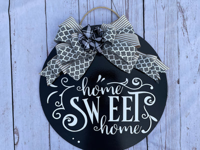 Home Sweet Home Door Hanger Blank DIY Decoration
