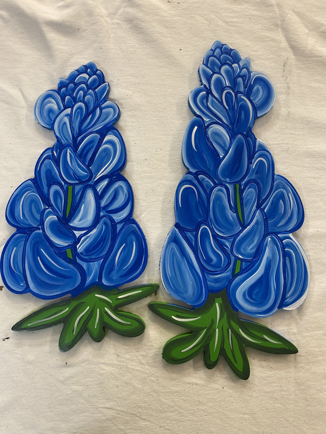 Set of 2 bluebonnets DIY Blanks