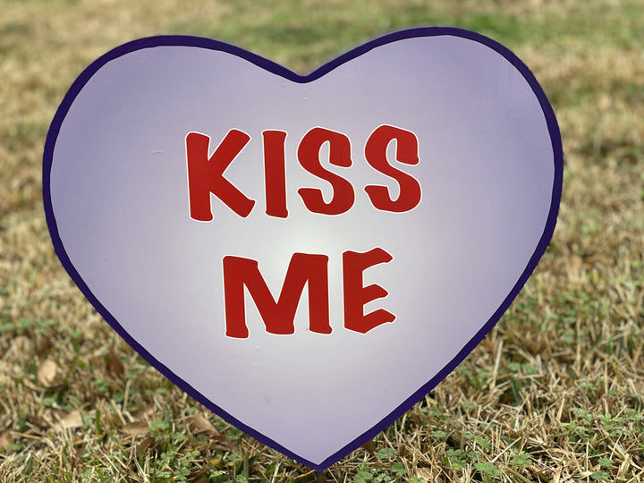 Valentines Day Yard Art