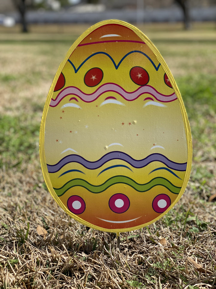 Easter yard art