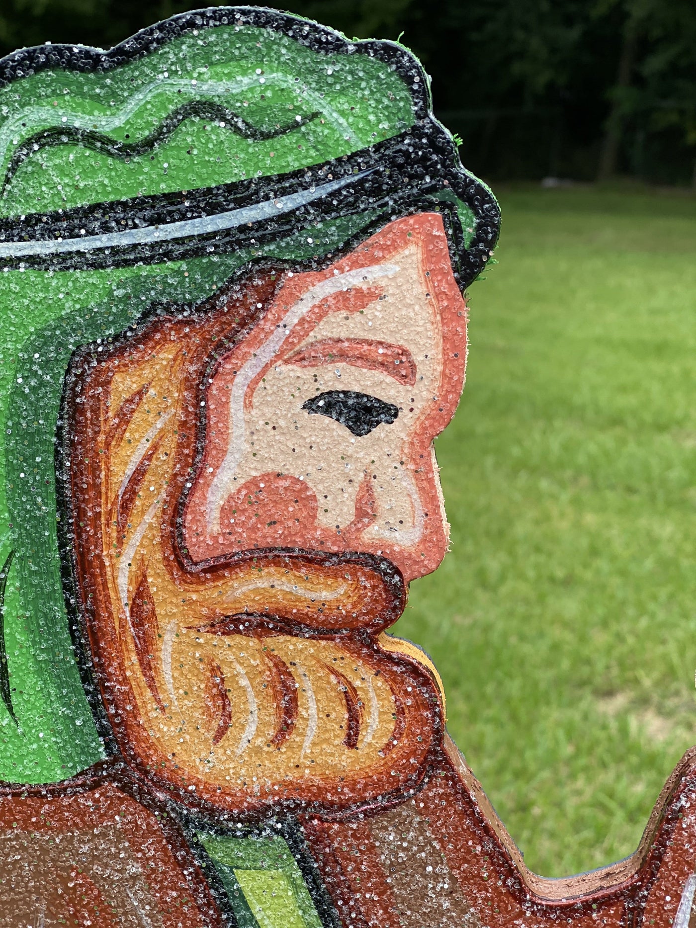 Christmas Nativity Shepherd with Staff Yard Art