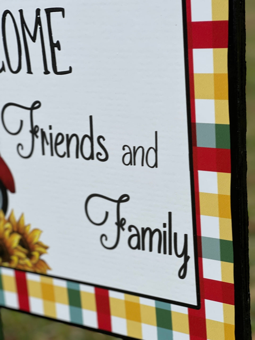Welcome Yard Sign Decoration