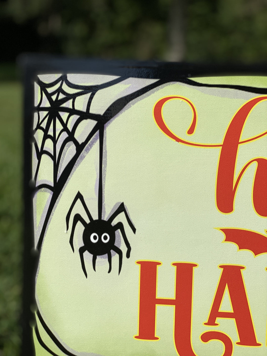 Wooden Halloween Sign