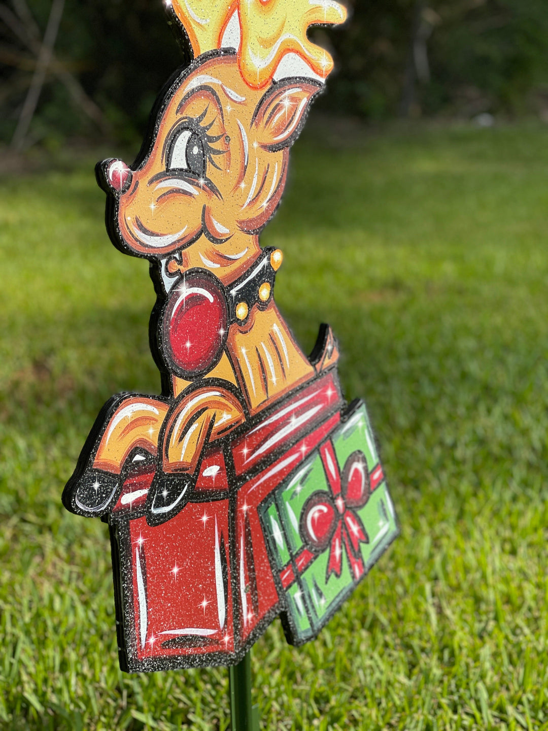 Christmas Reindeer Yard Decor