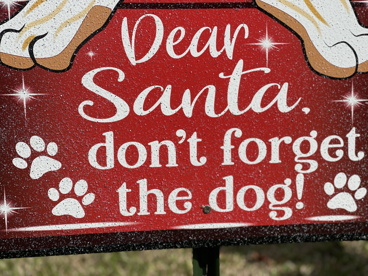 Christmas Dog Outdoor Decoration
