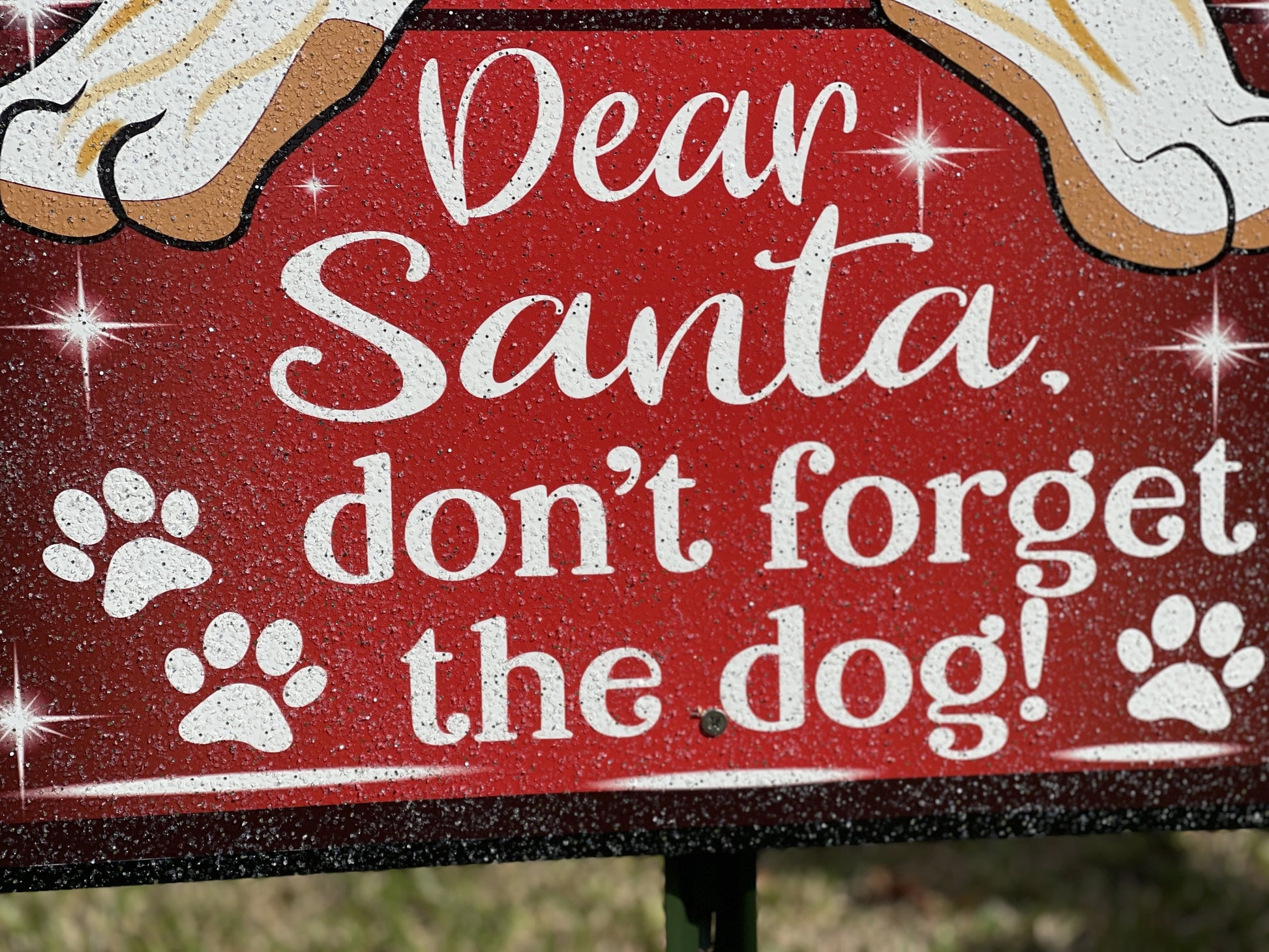 Christmas Dog Outdoor Decoration