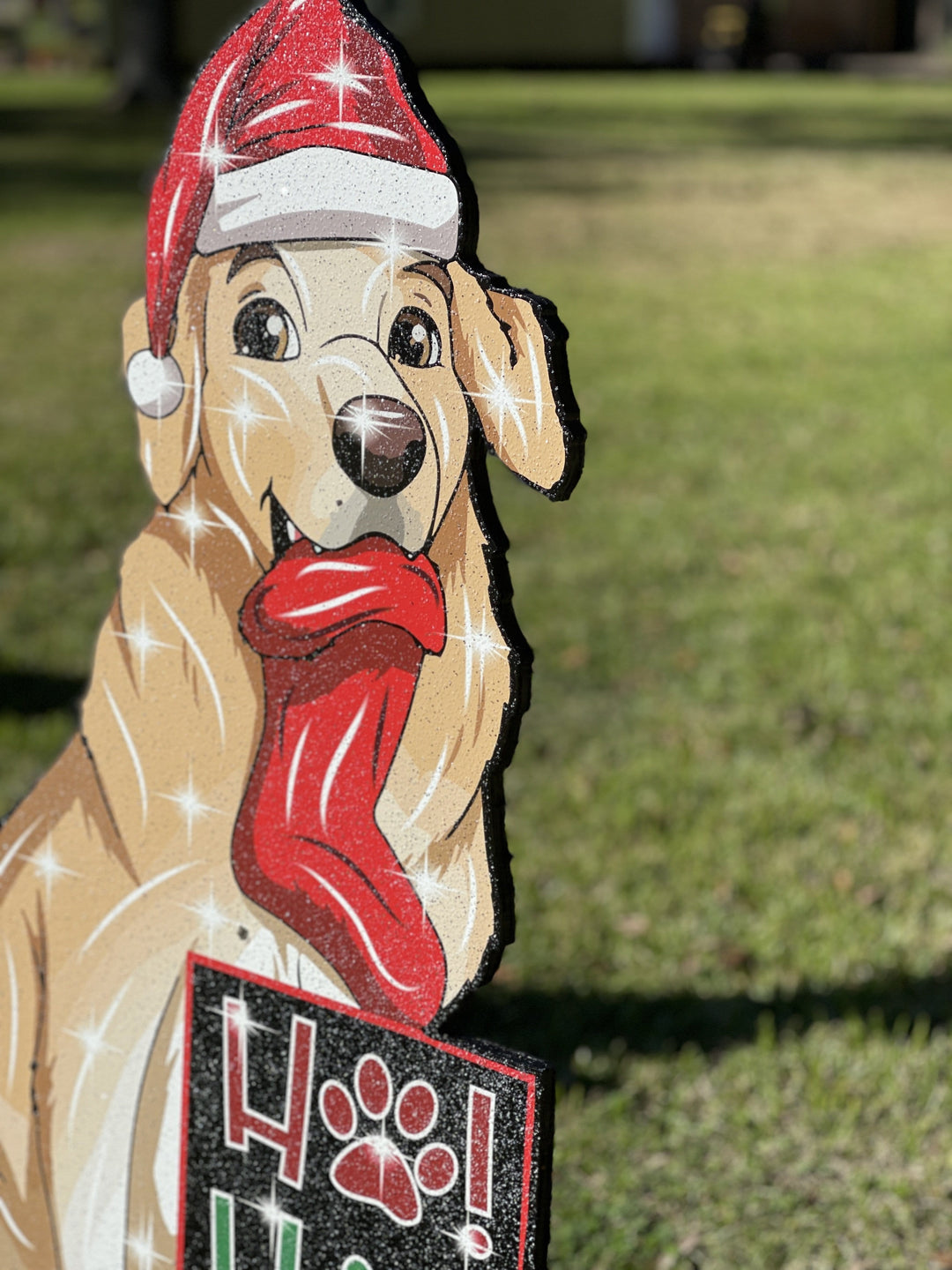 Christmas Dog Outdoor Decoration