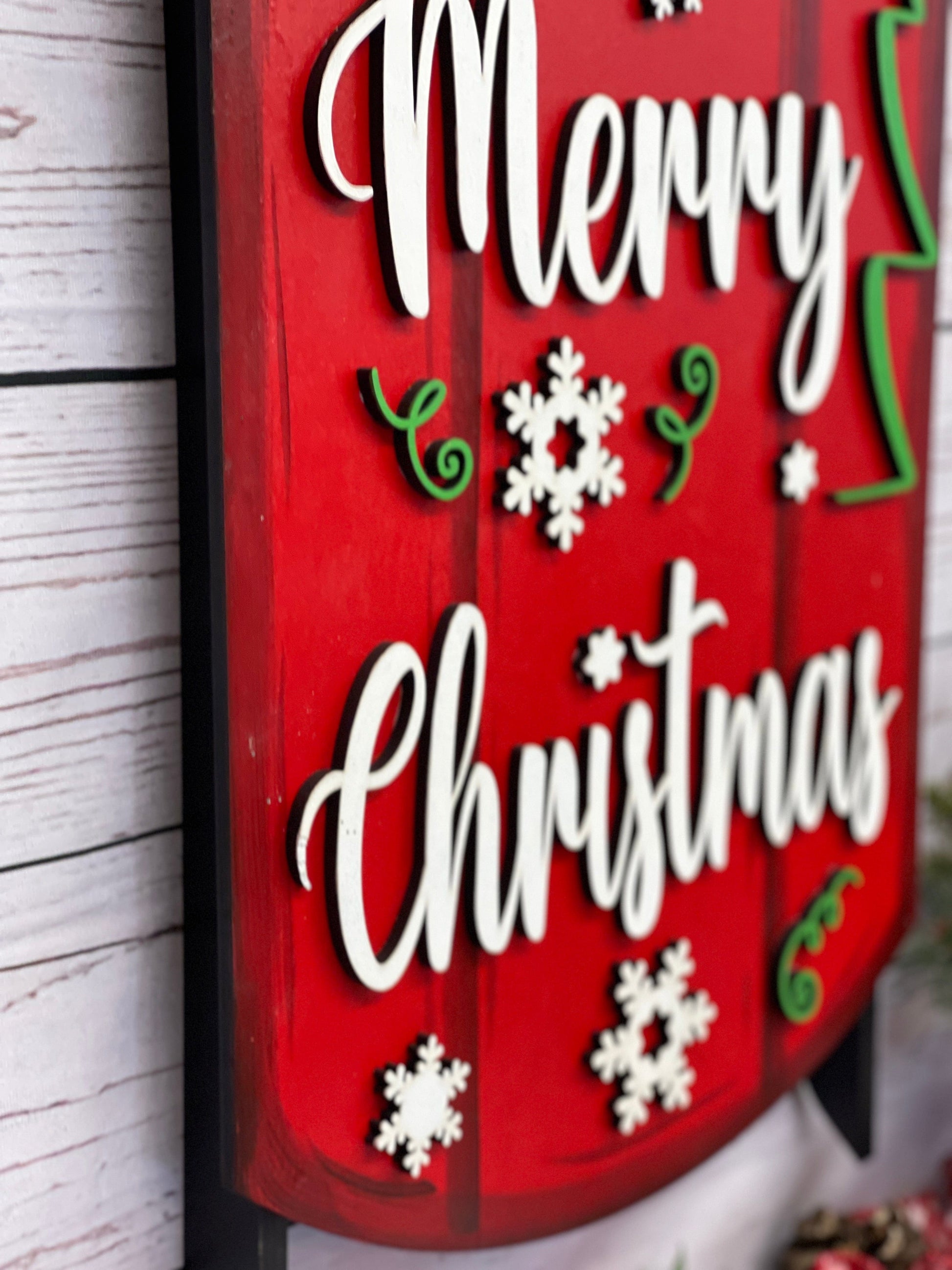Christmas Sled Indoor Decor