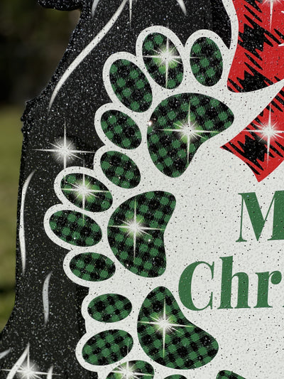 Christmas Dog Outdoor Decoration