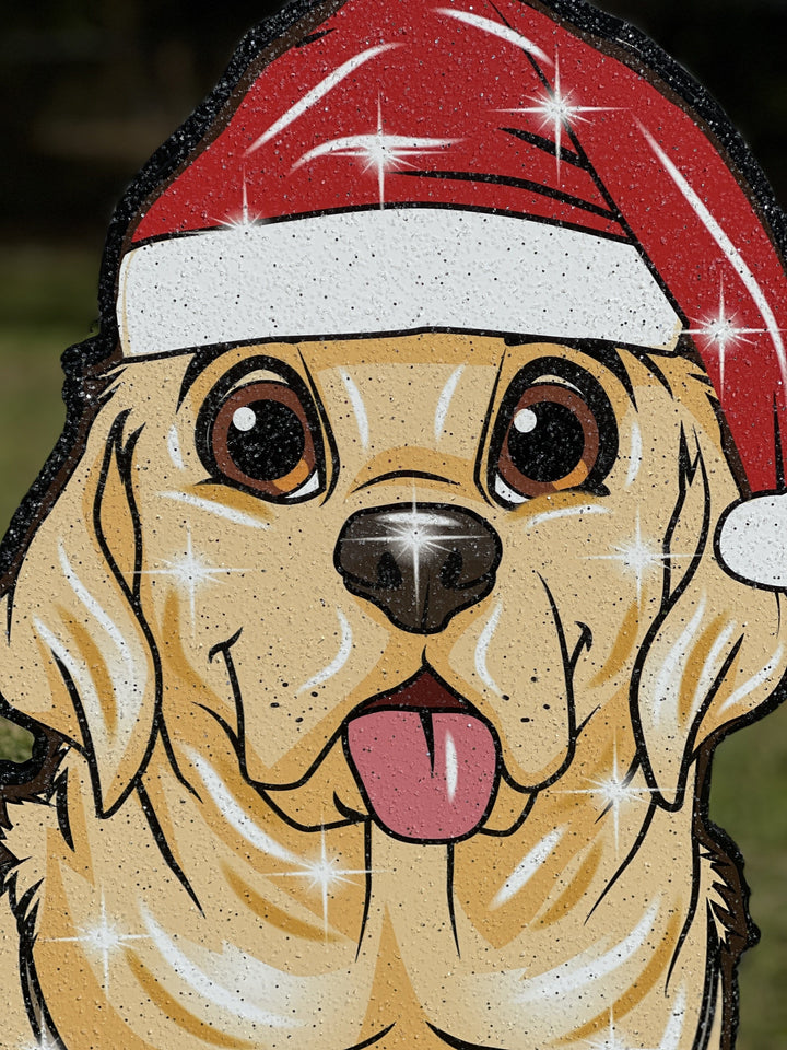 Christmas Dog Outdoor Decoration