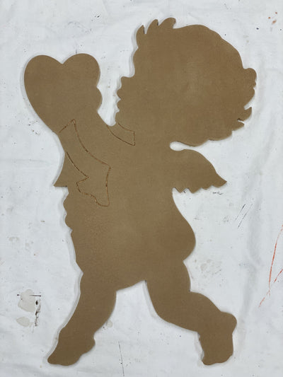 Cupid Holds Heart