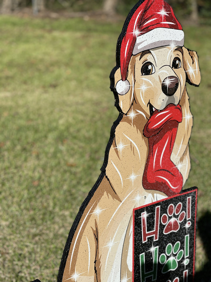 Christmas Dog Outdoor Decoration