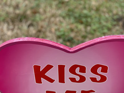 Valentines Day Yard Art