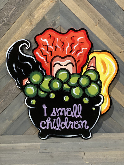 Hocus Pocus Cauldron Halloween yard art
