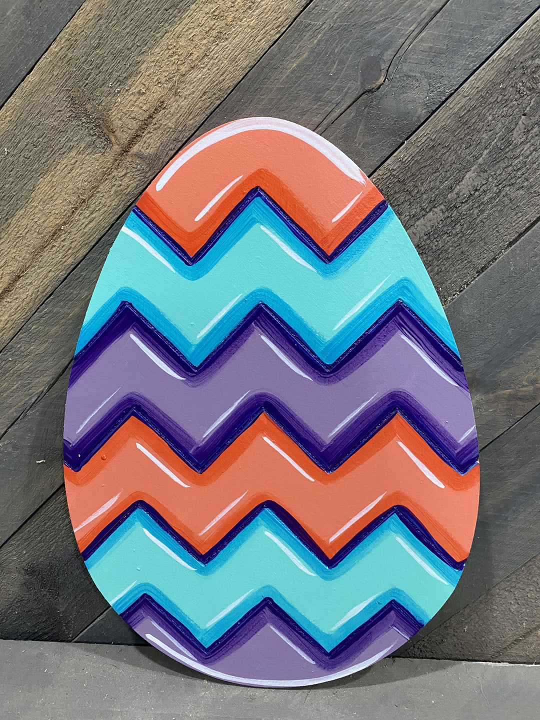 Easter Egg chevron DIY Blank