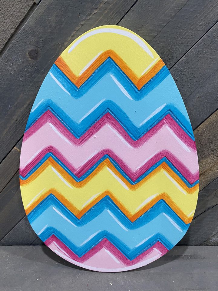 Easter Egg chevron DIY Blank