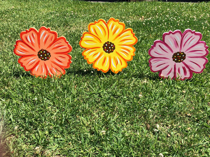Floral Burst DIY Yard Art
