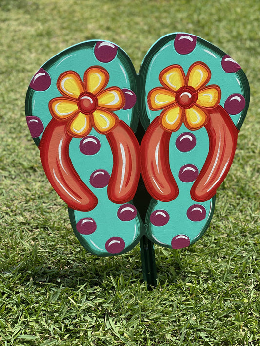 Flip Flops Blank Ready to be painted by you