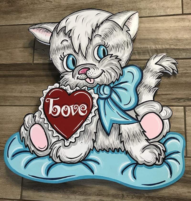 Valentine's Cat Blank DIY